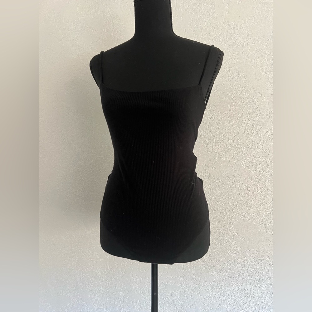 Reformation Backless ribbed bodysuit